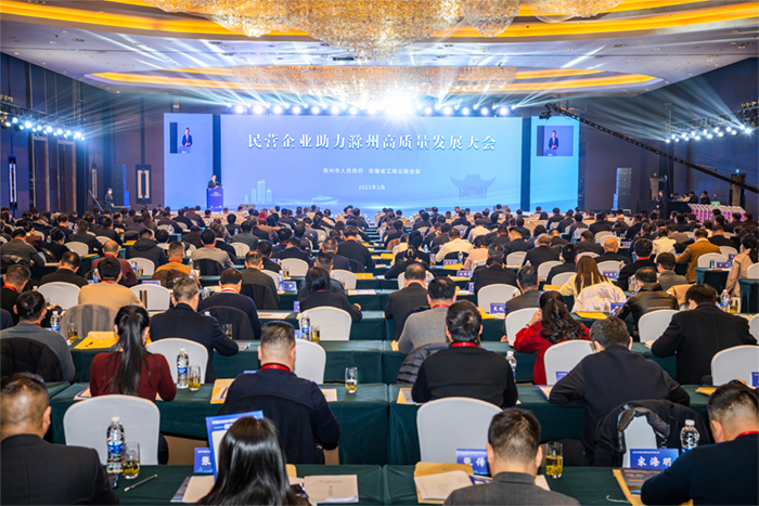 民营企业助力滁州高质量发展大会召开